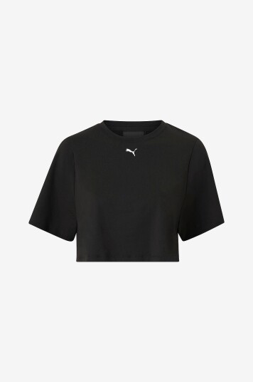 Puma Treningstopp W Cloudspun Mesh Tee Svart