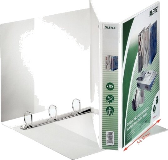 Leitz 42850001 A4 D Ring Presentasjon Polypropylen Pp Hvit 300 Ark
