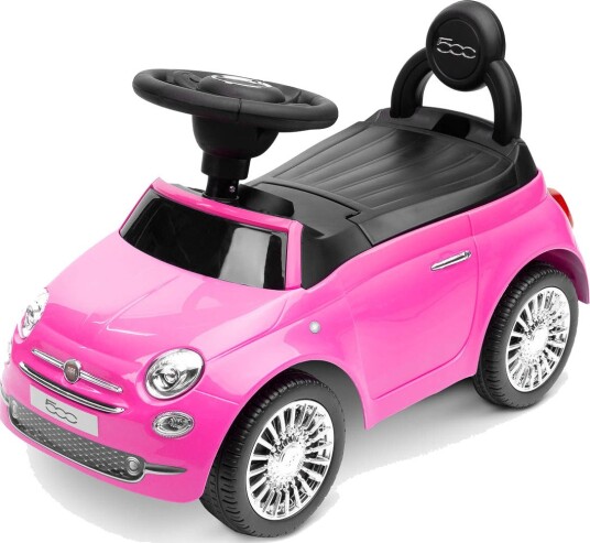 Toyz Fiat 500 Gåbil, 25 kg, Fra 12 Mnd - Rosa