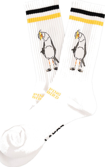 Lakor Flipping The Bird Tennis Socks Hvit 43 46