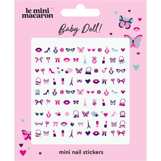 Le Mini Macaron Mini Nail Stickers Baby Doll Le Mini Macaron Mini Nail Stickers Baby Doll