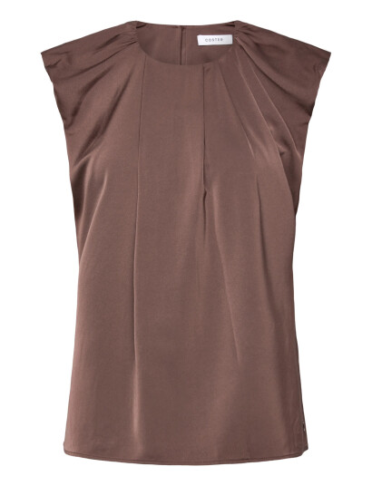 Coster Copenhagen Draped Top - Brown - 34