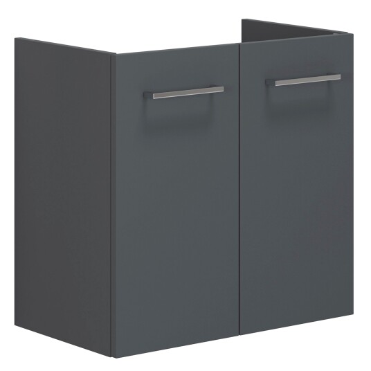 Dansani Mido+ Slim Servantskap 2 Dører B60-80x35cm Uten Servant Grå Matt / 60cm