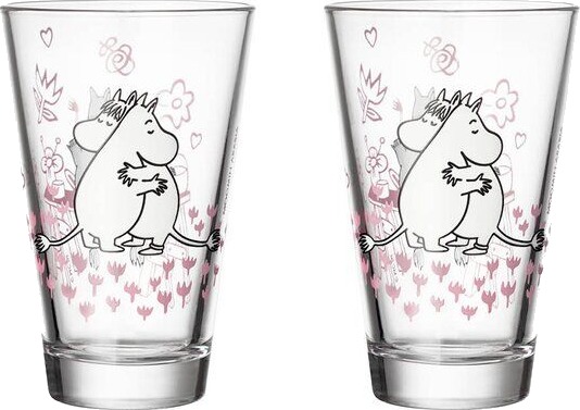 MoominIittala Mummi glass 30 cl 2 stk Kjærlighet