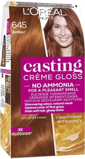 L'Oréal Paris Casting Creme Gloss Hårtone – 1 Stk. 645 Amber L'Oréal Casting Creme Gloss Hårpleie Hårfarge & Tilbehør Hårfarge