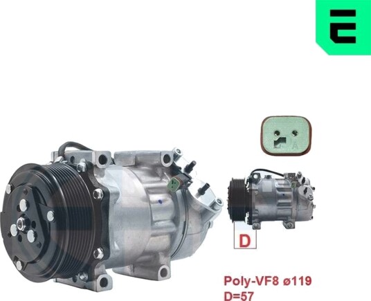 AC-kompressor ERA 670028