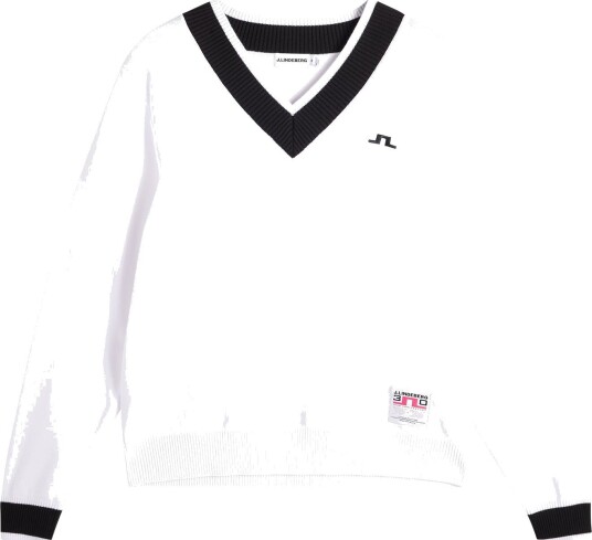 J. Lindeberg 30Y Nikolas Knit Sweater White XL