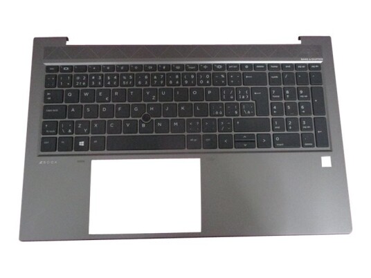 Hp - Byttetastatur For Notebook Med Numerisk Tastatur - Med Pekepinne, Clickpad - Bakbelysning - Slovensk - For Zbook Firefly 15 G7 Mobile Workstation