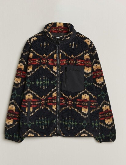 Pendleton Jacquard Sherpa Fleece Four Corners