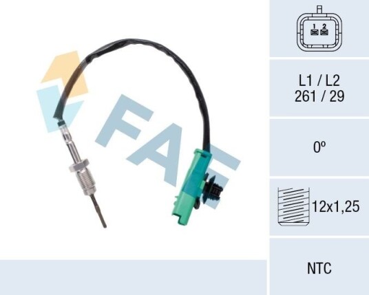 Sensor, eksostemperatur FAE 68647