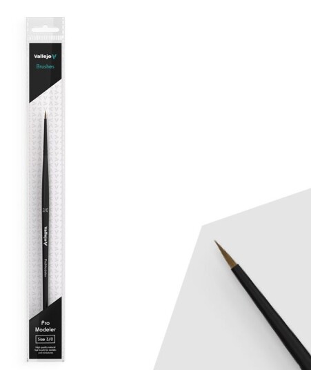 Vallejo Pensel - Round Brush 3/0 Vallejo Pensel - Round Brush 3/0