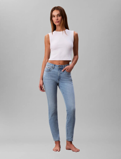 Calvin Klein Jeans Mid Rise Skinny Light Cape - Blue - SH/29 Calvin Klein Jeans Mid Rise Skinny Light Cape - Blue - SH/29