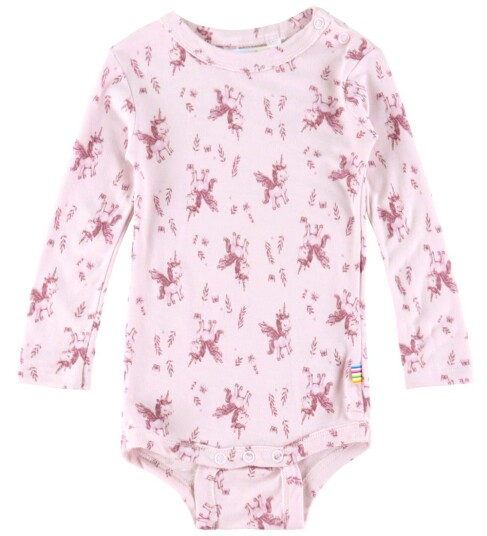 Joha Body I/e Bambus Lyserød m. Enhjørninger Joha 70 Langermet Body Rosa Joha Body I/e Bambus Lyserød m. Enhjørninger Joha 70 Langermet Body Rosa