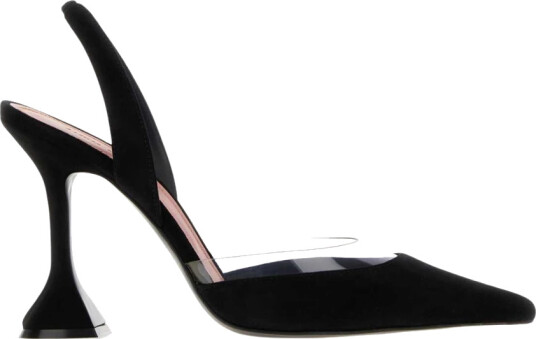 Amina Muaddi Dame Sko Svart 37 1/2 EU, Amina Muaddi Dame Sko Svart 37 1/2 EU,