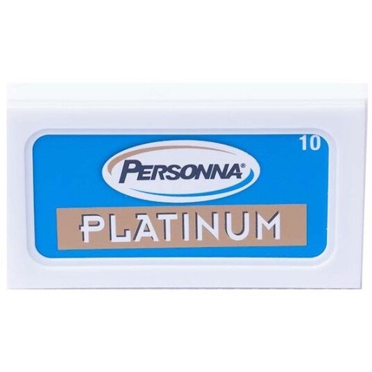 Personna Platinum Double Edge Razor Blades 10 Pack 10 stk