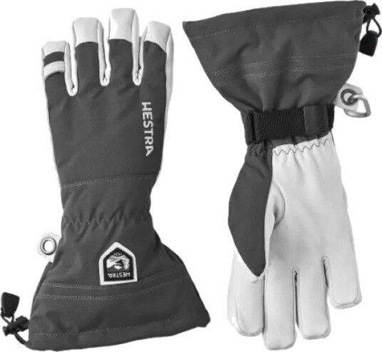 Hestra Army Leather Heli Ski 6, Grey