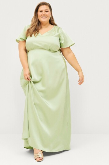 Ellos Collection Maxikjole Evelina Grønn