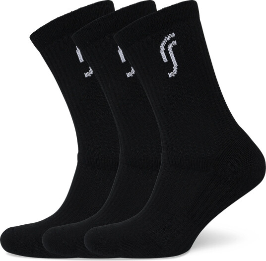 RS Sports Cushioned Performance Socks   Black   39 42