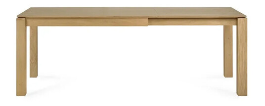 Ethnicraft Slice Spisebord 90x140 220 cm Eik