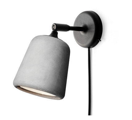 NEW WORKS Materiale Vegglampe Lysegrå Betong NEW WORKS Materiale Vegglampe Lysegrå Betong