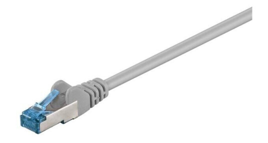 Pro LAN CAT 6A S/FTP Nettverkskabel Grå 0,5 m