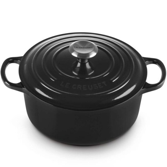 Le Creuset Rund støpejernsgryte 3,3L black