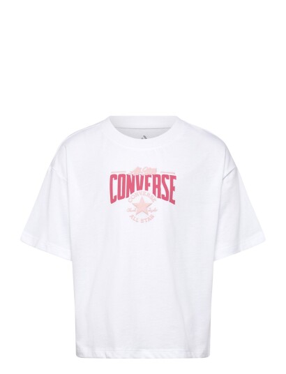 Converse Cnvg Multi Hit Gfx Boxy Tee White 128/140 Converse Cnvg Multi Hit Gfx Boxy Tee White 128/140