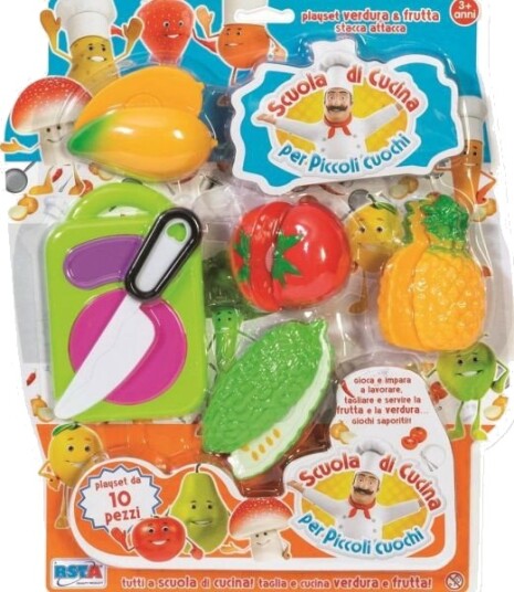 RSToys Kjøkkenskole Lekesett Grønnsaker & Frukt RSToys Kjøkkenskole Lekesett Grønnsaker & Frukt