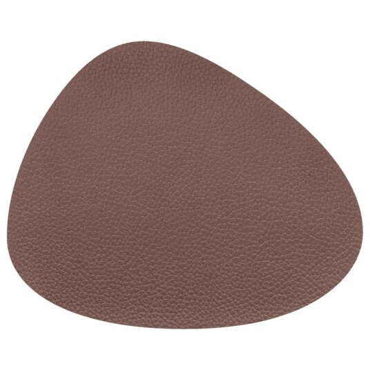 Vega Underlegg for glass Kaja organisk; 11x13 cm (BxL); Brun; Asymmetrisk; 4 Stykk / Forpakning
