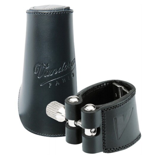 Vandoren Cuir Eb Clarinet Ligature Leather with Leather Cap