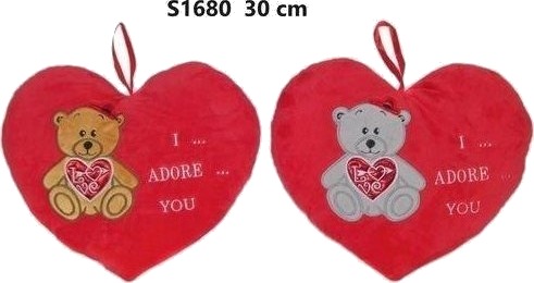 Bjørne /Hjerteputetrekk 30 Cm Mix Bjørne /Hjerteputetrekk 30 Cm Mix