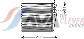 Varmeapparat register AVA COOLING SYSTEMS DNA6256 Varmeapparat register AVA COOLING SYSTEMS DNA6256
