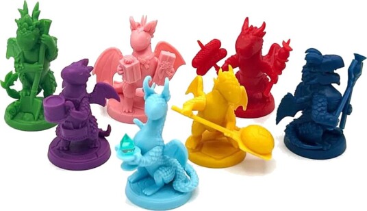 Lucky Duck Games Flamecraft Dragon Miniatures Serie 2 Brettspill Lucky Duck Games Flamecraft Dragon Miniatures Serie 2 Brettspill