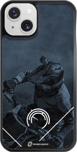 Phonecases3D iPhone 13 Norges Motorsportforbund 3D mobildeksel, svart