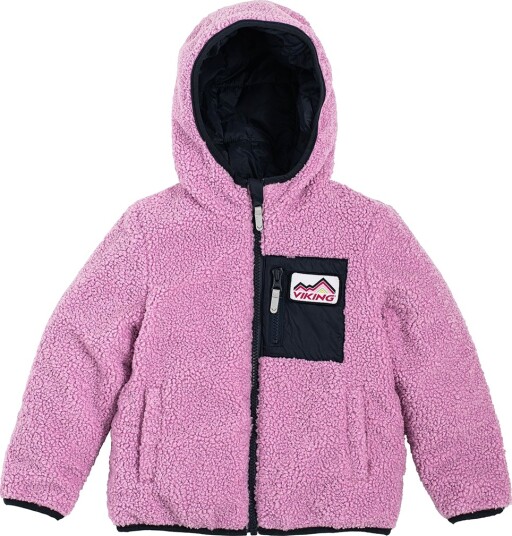 Viking Fleecejakke Vendbar Spilletid Lavender Viking 3 år (98) Fleecejakke Lilla Rosa