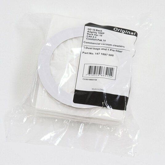 Nilfisk Filterposer 5 stk. Fleece 10 liter 1471097500 Nilfisk Filterposer 5 stk. Fleece 10 liter 1471097500