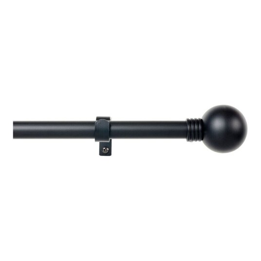 Stor Planet Gardinstolpe Stor Planet Uttrekkbar Svart (110 Cm)