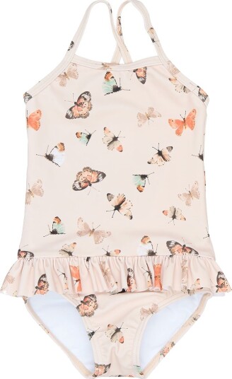 Petit Piao Ppem Frill Swimsuit   Pink   98/104
