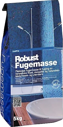 Robust Fugemasse Hvit 5kg