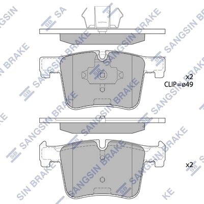 Hi Q SP2344 Bremseklosser