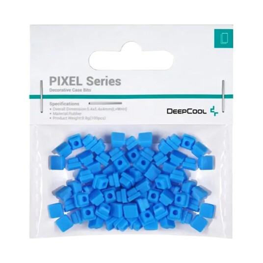 Deepcool PIXEL Dekorative Kabinettdeler Blå 100 Stk Gummi Deepcool PIXEL Dekorative Kabinettdeler Blå 100 Stk Gummi