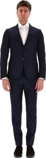 Zegna Herre Dress Blå S,
