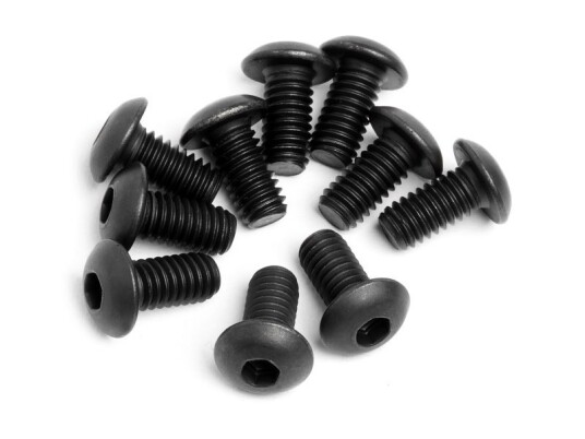 94553 BUTTON HEAD SCREW M4x8mm HEX SOCKET/10pcs 94553 BUTTON HEAD SCREW M4x8mm HEX SOCKET/10pcs
