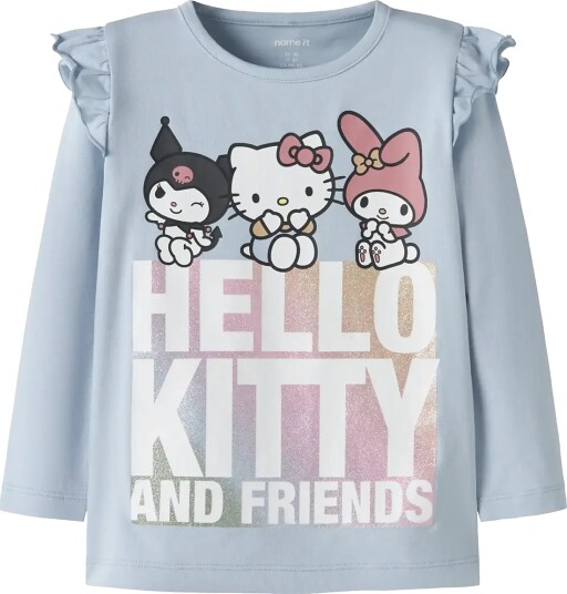 Name It Nmfjana Hellok Ls Nreg Top Sky Blue 98