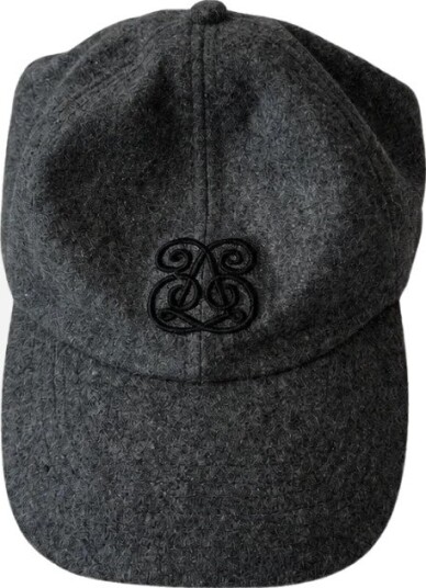 Le Scarf Wool cap monogram OS grå dame Le Scarf Wool cap monogram OS grå dame