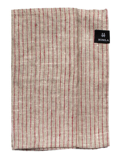 Himla Linus Napkin 4-Pack - Red - 45X45