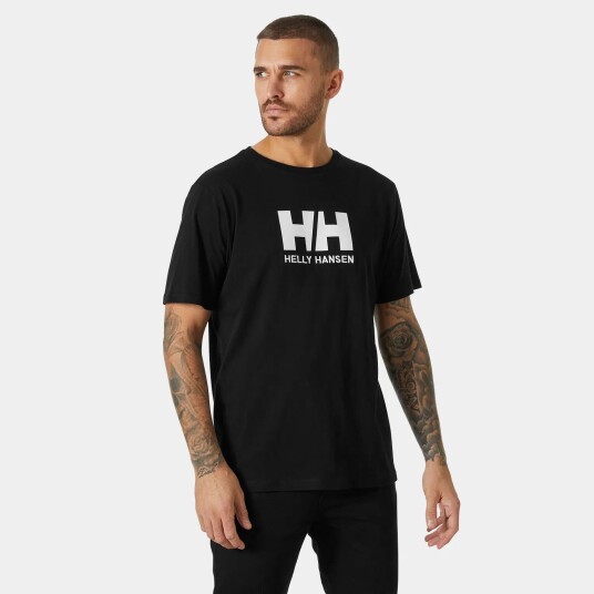 Helly Hansen Herre HH Logo Klassisk-fit Komfort T-skjorte Svart M MarineblåM Helly Hansen Herre HH Logo Klassisk-fit Komfort T-skjorte Svart M MarineblåM