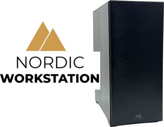 Direct Computer Supplies Nordic Stasjonær PC Ryzen 7 7800X3D 32GB DDR5 2TB M.2 SSD 750W Svart