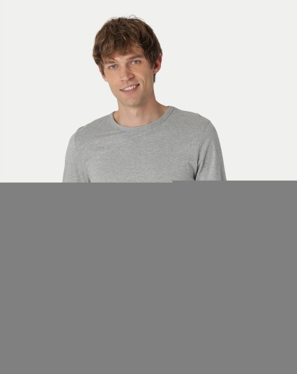Neutral Organic   Mens Long Sleeve T shirt Grå