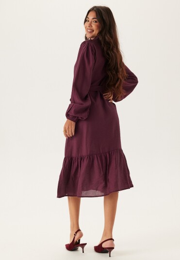 Happy Holly Midi Shirt Dress